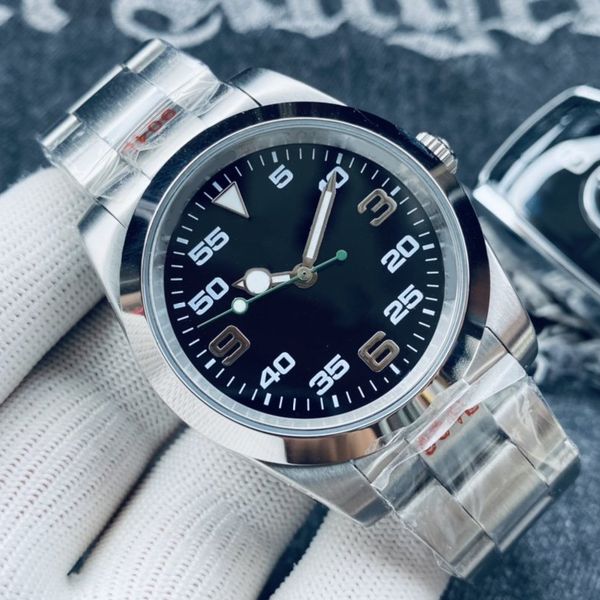 mens mechanical watch air king m126900/m116900 sapphire 40mm luxury automatic waterproof 70mm designer business men's watch rolej watch, Slivery;brown
mens mechanical watch air king m126900/m116900 sapphire 40mm luxury automatic waterproof 70mm designer business men's watch rolej watch, Slivery;brown