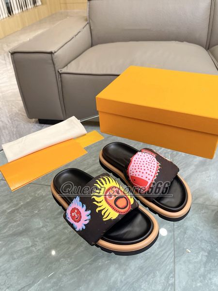 2023 summer colorful pumpkins pool slides - comfortable designer slipper sandals for men and women - yayoi kusama print, padded, flat mule f, Black
2023 summer colorful pumpkins pool slides - comfortable designer slipper sandals for men and women - yayoi kusama print, padded, flat mule f, Black