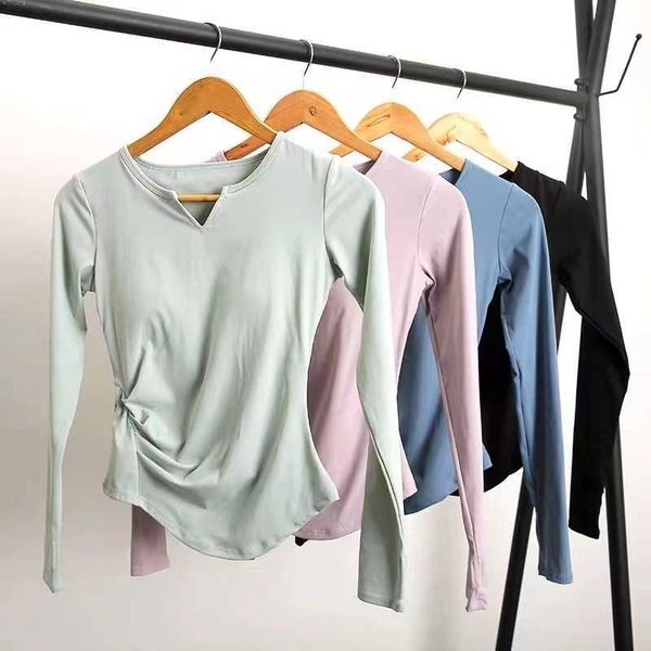 lulu autumn and winter v neck sports long-sleeved high-end pilates training fitness with chest pad yoga clothing female ca24
lulu autumn and winter v neck sports long-sleeved high-end pilates training fitness with chest pad yoga clothing female ca24