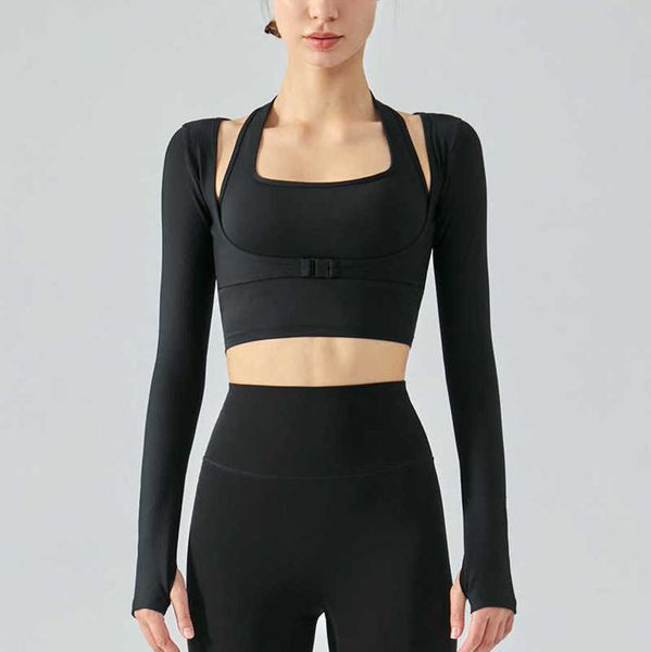 designer lululemens t shirt yoga suit with chest pad autumn and winter long sleeved sports quick drying women's training dance suit run, White
designer lululemens t shirt yoga suit with chest pad autumn and winter long sleeved sports quick drying women's training dance suit run, White