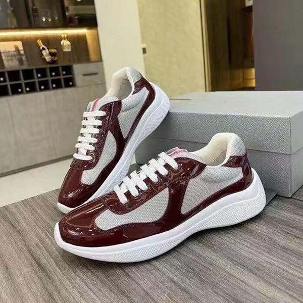 fashion men's and women's casual shoes sneakers red decorative lines rubber patent leather craft fabric flexible america's cu, Black
fashion men's and women's casual shoes sneakers red decorative lines rubber patent leather craft fabric flexible america's cu, Black