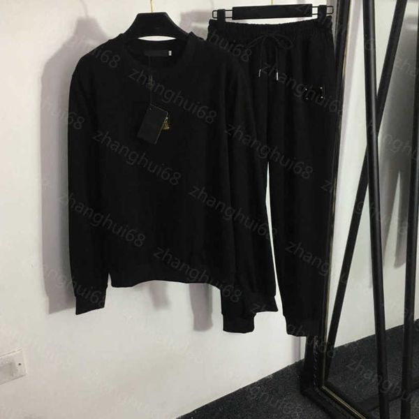 23ss women pants sets womens designer clothing casual suit logo iron brand round neck long sleeve hoodie elastic waist girdle feet casual pa, White
23ss women pants sets womens designer clothing casual suit logo iron brand round neck long sleeve hoodie elastic waist girdle feet casual pa, White