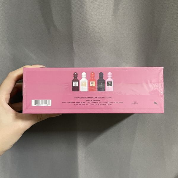 designer perfumes set gift box 5 bottles 12ml lost cherry soleil blanc bitter peach oud wood rose prick charm fragrance spray lasting fast d
designer perfumes set gift box 5 bottles 12ml lost cherry soleil blanc bitter peach oud wood rose prick charm fragrance spray lasting fast d
