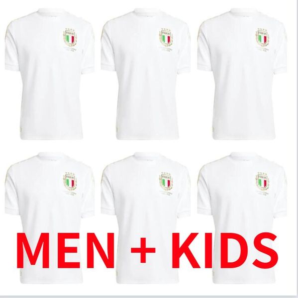 2023 24 italy 125-years anniversary soccer jerseys italia home 23 24 maglie da calcio verratti chiesa gnonto football shirt lorenzo pinamont, Black;yellow
2023 24 italy 125-years anniversary soccer jerseys italia home 23 24 maglie da calcio verratti chiesa gnonto football shirt lorenzo pinamont, Black;yellow