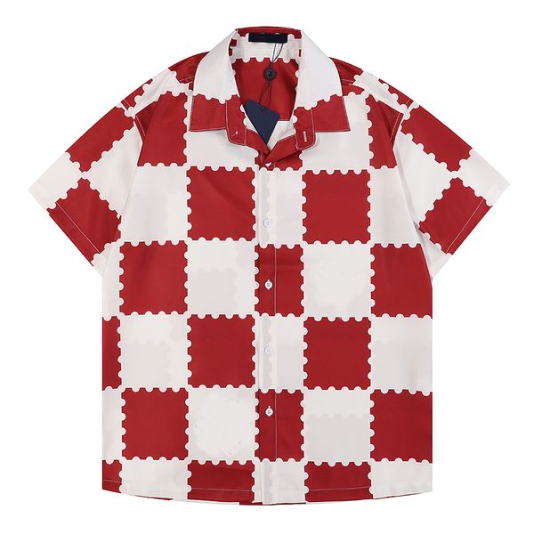 2023 summer men's t-shirts casual shirts designer europe men hawaii beach tshirt luxury turn down collar red square print t shirt desig, White;black
2023 summer men's t-shirts casual shirts designer europe men hawaii beach tshirt luxury turn down collar red square print t shirt desig, White;black