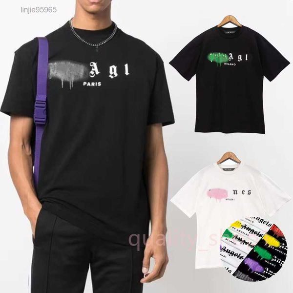 designer luxury summer t-shirt brand angel clothes pa clothing spray letter short sleeve spring tide mens womens angles s-xltrends go with t, White;black
designer luxury summer t-shirt brand angel clothes pa clothing spray letter short sleeve spring tide mens womens angles s-xltrends go with t, White;black