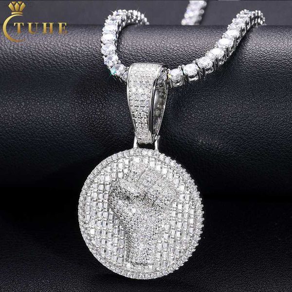 custom bling party jewelry hiphop 925 sterling silver vvs moissanite diamond iced out fist coin pendant for men
custom bling party jewelry hiphop 925 sterling silver vvs moissanite diamond iced out fist coin pendant for men