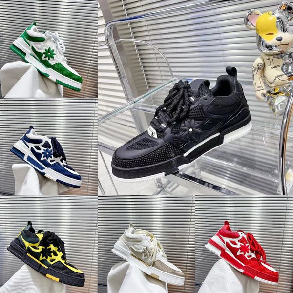 men designer casual shoes genuine leather sneaker rubber platform shoe lace-up skate sneakers with box size39-44
men designer casual shoes genuine leather sneaker rubber platform shoe lace-up skate sneakers with box size39-44