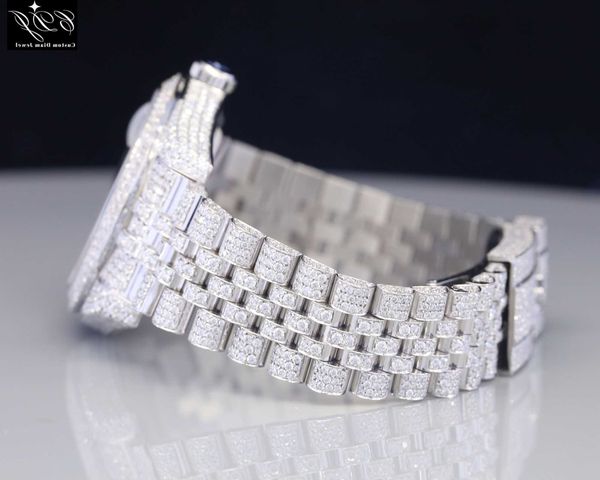 20232023luxury iced out moissanite diamond men's watch stainls steel quartz watch hip hop wayxk8, Silver
20232023luxury iced out moissanite diamond men's watch stainls steel quartz watch hip hop wayxk8, Silver