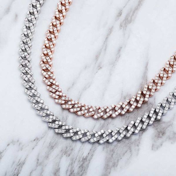 10mm chokers necklace cuban link chain rose gold silver color iced out cubic zirconia jewelry for gift 14"15"
10mm chokers necklace cuban link chain rose gold silver color iced out cubic zirconia jewelry for gift 14"15"