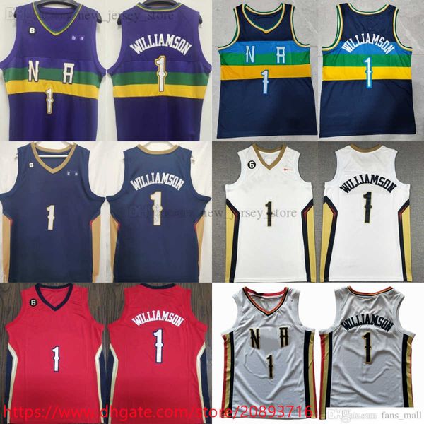 zion basketball 1 williamson jersey stitched with 6 patch white black purple 2022-23 new city jerseys blue red shorts, Black;red
zion basketball 1 williamson jersey stitched with 6 patch white black purple 2022-23 new city jerseys blue red shorts, Black;red