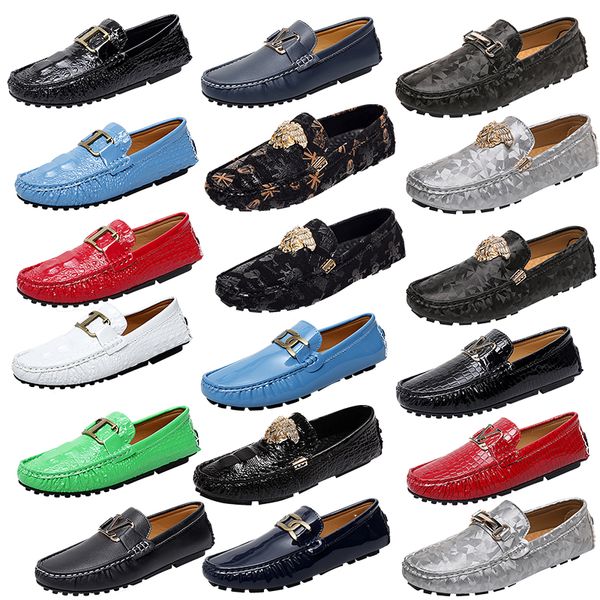italy brand high-quality genuine leather loafers luxury printed banquet leather shoes business office shoes driving shoes, Black
italy brand high-quality genuine leather loafers luxury printed banquet leather shoes business office shoes driving shoes, Black