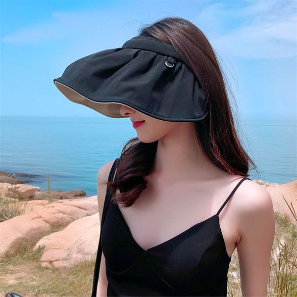 lulu summer shell sunshadehat uv protection dual use hair hoop sun hat for women outdoor beach soft foldable wide brim bucket caps, Black;white
lulu summer shell sunshadehat uv protection dual use hair hoop sun hat for women outdoor beach soft foldable wide brim bucket caps, Black;white