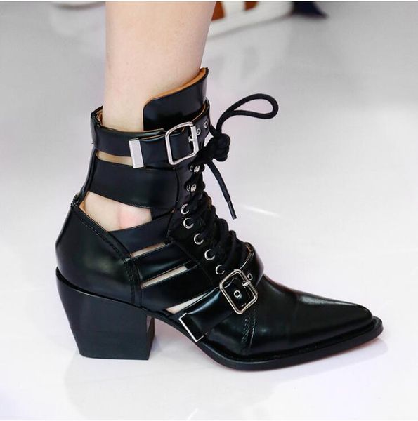 2023 t show cut out bandage leather high chunky heel mens martin boots combat shoes, Black
2023 t show cut out bandage leather high chunky heel mens martin boots combat shoes, Black