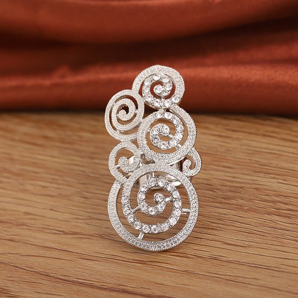 unique design personalized fashion exaggerated s-shaped atmospheric cloud water diamond open ring, Silver
unique design personalized fashion exaggerated s-shaped atmospheric cloud water diamond open ring, Silver