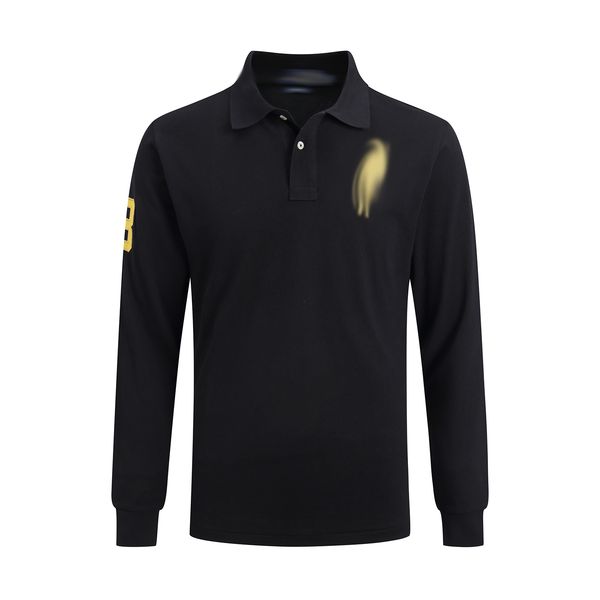 mens polos shirts big horse autumn long sleeve casual fashion polo rmlm, White;black
mens polos shirts big horse autumn long sleeve casual fashion polo rmlm, White;black
