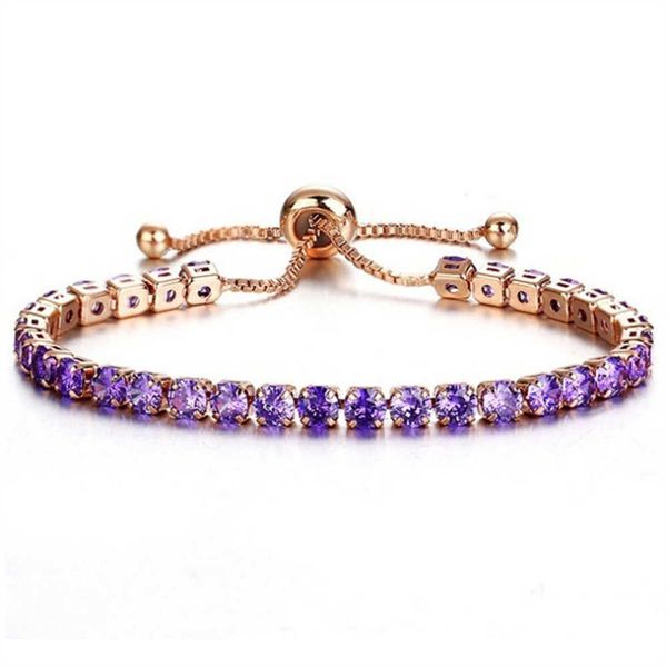 classic cubic zirconia tennis bracelet gold color luxury adjustable push-pull colorful rhinestone for women girls, Silver
classic cubic zirconia tennis bracelet gold color luxury adjustable push-pull colorful rhinestone for women girls, Silver