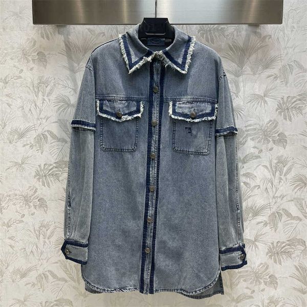 designer trench coat women lapel collar clashing embroidered denim sleeves detachable loose fur trim shirt coat double pockets embroidered l, Tan;black
designer trench coat women lapel collar clashing embroidered denim sleeves detachable loose fur trim shirt coat double pockets embroidered l, Tan;black