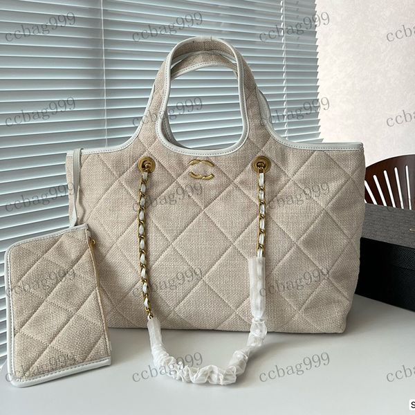designer womens beach bag canvas bag two piece set oversized shopping bag coin purse hardware metal c buckle shoulder bags handle handbag cr
designer womens beach bag canvas bag two piece set oversized shopping bag coin purse hardware metal c buckle shoulder bags handle handbag cr
