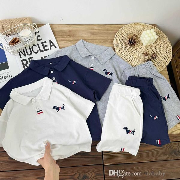 kids tracksuit clothes 2023 summer new dog pattern two piece set boys and girls polo shirt shorts pure cotton 2pcs baby sets suits, White
kids tracksuit clothes 2023 summer new dog pattern two piece set boys and girls polo shirt shorts pure cotton 2pcs baby sets suits, White