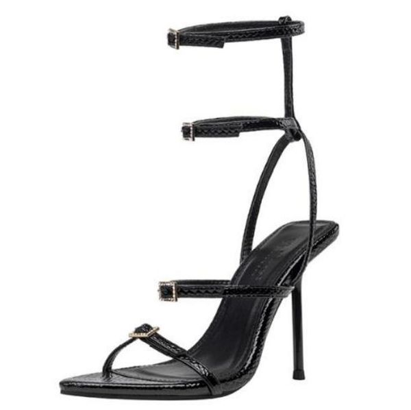 Designer women's high heels sandals Small belt buckle ankle buckle wrap Diamond Square clasp banquet Open Toe wedding ladies Sexy high-heeled sandals with box, Black
Designer women's high heels sandals Small belt buckle ankle buckle wrap Diamond Square clasp banquet Open Toe wedding ladies Sexy high-heeled sandals with box, Black