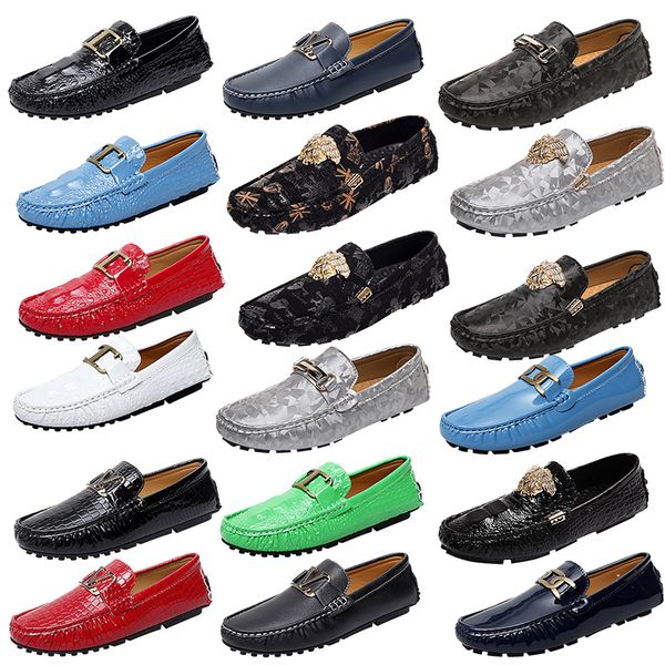 luxury brand business dress shoes soft leather loafers low heel round head horse rank buckle decorative hand-stitched grey black leather sho
luxury brand business dress shoes soft leather loafers low heel round head horse rank buckle decorative hand-stitched grey black leather sho