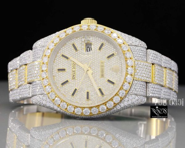 moissanite studded y iced out watch bust down two tone hip hop diamond watch for men and women20rg6u5j, Silver
moissanite studded y iced out watch bust down two tone hip hop diamond watch for men and women20rg6u5j, Silver