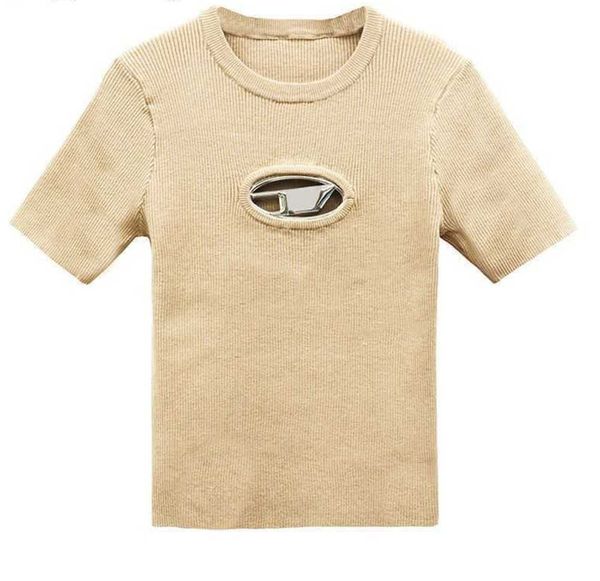 women's tshirts designer knit diesel tight t-shirt hollow out tee tanks women shirts letter printed short sleeve yoga tees woman summer, White
women's tshirts designer knit diesel tight t-shirt hollow out tee tanks women shirts letter printed short sleeve yoga tees woman summer, White