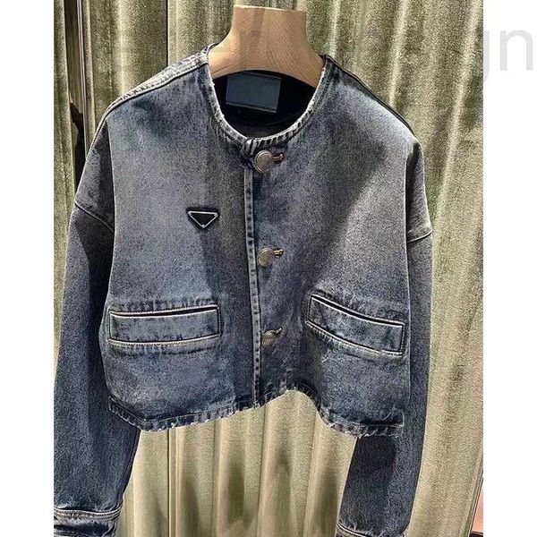 women's jackets designer designer triangle label pd23 new denim fashion crew neck button pocket short 9rd7, Black;brown
women's jackets designer designer triangle label pd23 new denim fashion crew neck button pocket short 9rd7, Black;brown