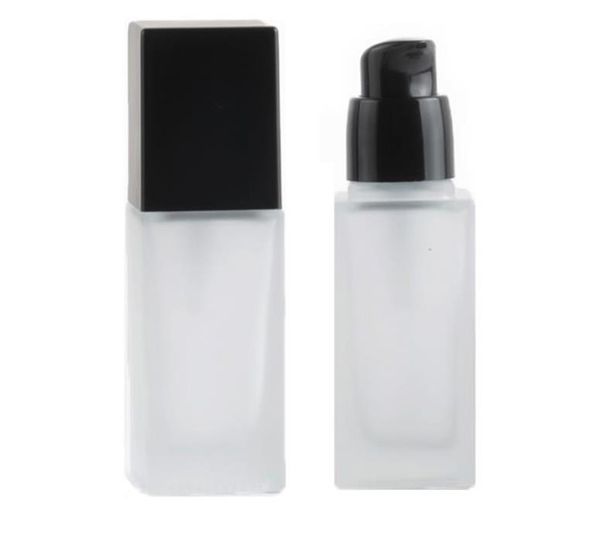 2021 50pcs/lot 40ml glass frosted serum bottle with black cap, square skincare foundation glass bottles refillable bottle
2021 50pcs/lot 40ml glass frosted serum bottle with black cap, square skincare foundation glass bottles refillable bottle