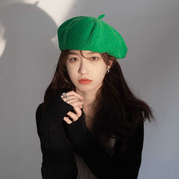 berets japanese retro solid color beret hats for women autumn and winter fashion show face small painter pumpkin hat warm berets z0616, Blue;gray
berets japanese retro solid color beret hats for women autumn and winter fashion show face small painter pumpkin hat warm berets z0616, Blue;gray