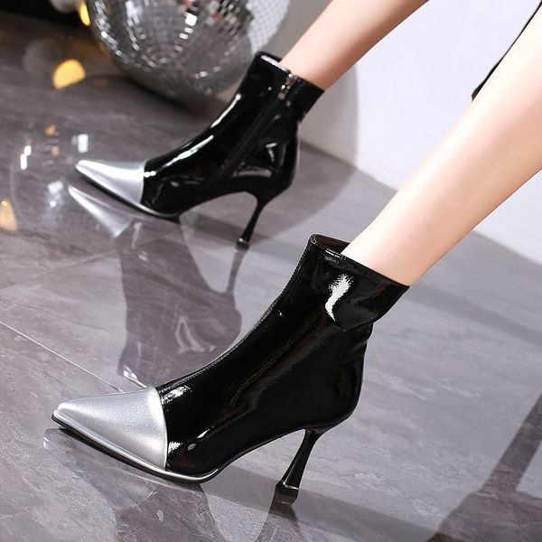 designer boots short boots women high heels leather ankle boots branded shoes autumn/winter new upscale cowhide stilettos fashion, Black
designer boots short boots women high heels leather ankle boots branded shoes autumn/winter new upscale cowhide stilettos fashion, Black