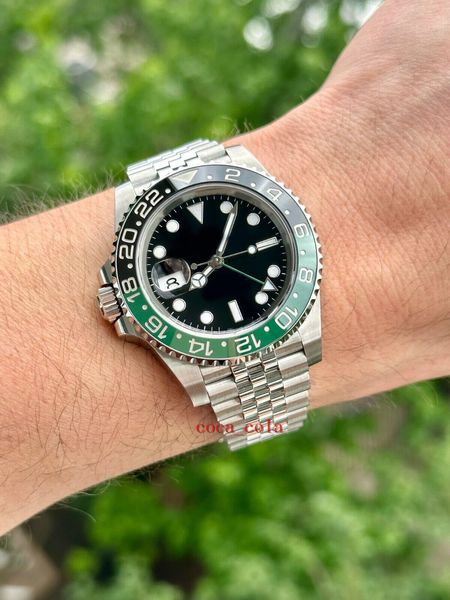 bp factory maker gmt 126720 lefty green jubilee sapphire automatic waterproof fashion men's watch, Slivery;brown
bp factory maker gmt 126720 lefty green jubilee sapphire automatic waterproof fashion men's watch, Slivery;brown
