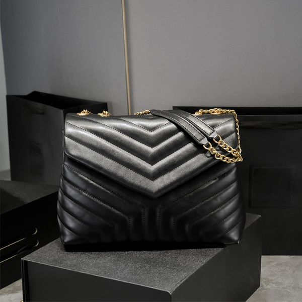 luxury shoulder bag handbag quilted designer crossbody bag leather ladies metal chain black clamshell messenger chain 3 size purse shopping
luxury shoulder bag handbag quilted designer crossbody bag leather ladies metal chain black clamshell messenger chain 3 size purse shopping