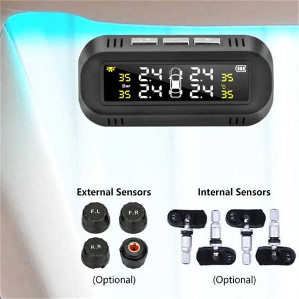 develuck car tire pressure monitoring system solar adjustable lcd screen automatic brightness control wireless 5 tire tpms usb
develuck car tire pressure monitoring system solar adjustable lcd screen automatic brightness control wireless 5 tire tpms usb