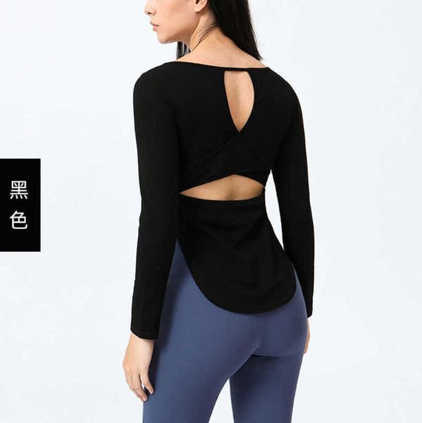 designer lululemens t shirt new open back tight pullover yoga suit women's long sleeve high elastic fitness suit sports t-shirt with la, White
designer lululemens t shirt new open back tight pullover yoga suit women's long sleeve high elastic fitness suit sports t-shirt with la, White