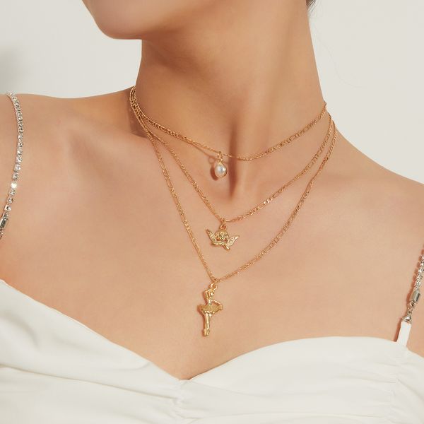 fashion angel wings ballet girl personality necklace woman, retro temperament popular pendant personality necklace pendant necklace annivers, Silver
fashion angel wings ballet girl personality necklace woman, retro temperament popular pendant personality necklace pendant necklace annivers, Silver