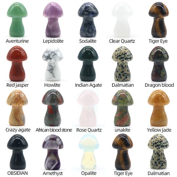 natural stone 35mm mushroom statue crystal home decoration amethyst rose quartz crafts room ornament, Black
natural stone 35mm mushroom statue crystal home decoration amethyst rose quartz crafts room ornament, Black