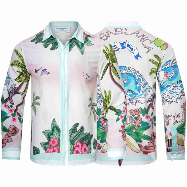 men's casual shirts men casablanca designer summer comfortable classic printing shirt us size -3xl, White;black
men's casual shirts men casablanca designer summer comfortable classic printing shirt us size -3xl, White;black