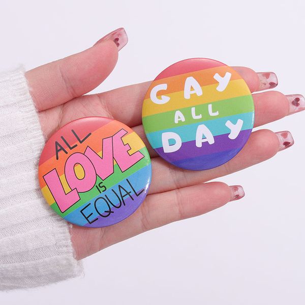 20pcs/lot cartoon round brooches rainbow enamel badge clothing hat bag pendant accessories dripping oil lapel pins, Gray
20pcs/lot cartoon round brooches rainbow enamel badge clothing hat bag pendant accessories dripping oil lapel pins, Gray