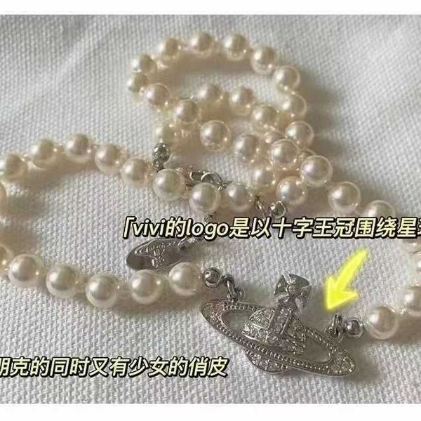 designer necklaces saturn pearl queen mother necklace women's advanced new pin collar chain 3d, Silver
designer necklaces saturn pearl queen mother necklace women's advanced new pin collar chain 3d, Silver