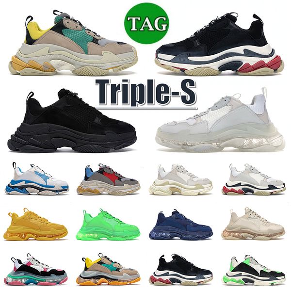 triple s designer shoes for men women balenciagas triple-s platform trainers loafers clear sole crystal old dad grandpa 17fw paris triples s, Black
triple s designer shoes for men women balenciagas triple-s platform trainers loafers clear sole crystal old dad grandpa 17fw paris triples s, Black