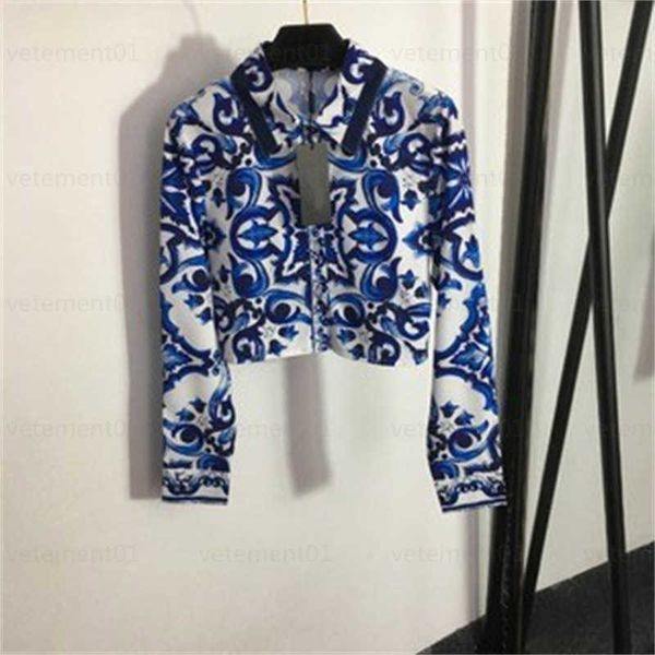 23ss elegant designers jacket womens retro floral print short fashion navel-less long-sleeved shirt music festival designer women, Black;brown
23ss elegant designers jacket womens retro floral print short fashion navel-less long-sleeved shirt music festival designer women, Black;brown