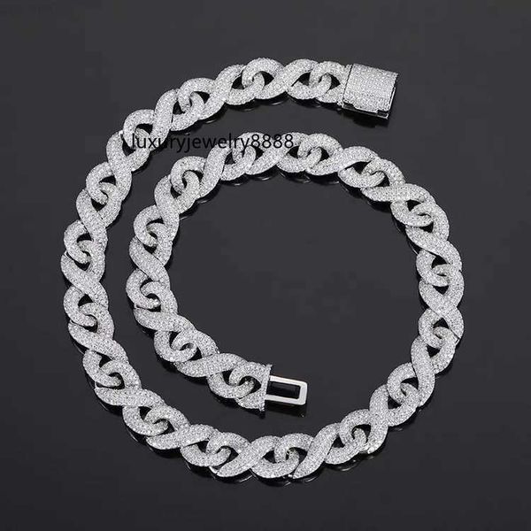 12mm infinite cuban link chain moissanite necklace iced out cuban chain luxury diamond cuban link luxury hip hop mens jewelry, Silver
12mm infinite cuban link chain moissanite necklace iced out cuban chain luxury diamond cuban link luxury hip hop mens jewelry, Silver