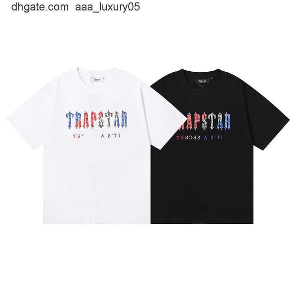designer fashion clothing tees tshirt trapstar multi color letter printing double yarn cotton casual loose short sleeve t-shirt round neck t, White;black
designer fashion clothing tees tshirt trapstar multi color letter printing double yarn cotton casual loose short sleeve t-shirt round neck t, White;black