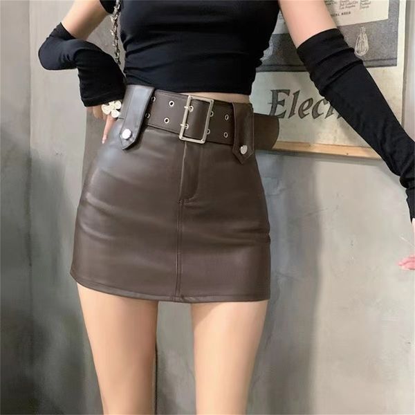 designer pu leather skirt fashion mini skirts zipper daily loose dress high waist hip a-line dresses party club mid clothing wide trouse, Black;gray
designer pu leather skirt fashion mini skirts zipper daily loose dress high waist hip a-line dresses party club mid clothing wide trouse, Black;gray