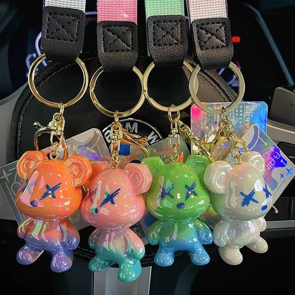 accessories designer keychain cartoon gradient graffiti bear design love accessories car keychain bag charm love pendant jewelry fine gift k, Silver
accessories designer keychain cartoon gradient graffiti bear design love accessories car keychain bag charm love pendant jewelry fine gift k, Silver