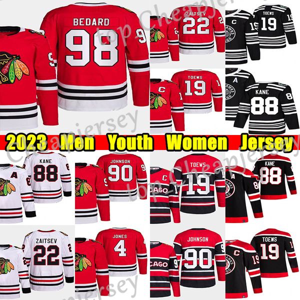 #98 connor bedard reverse retro hockey jersey 71 taylor hall 19 jonathan toews 90 tyler johnson 88 patrick kane seth jones murphy bobby hull, Black;red
#98 connor bedard reverse retro hockey jersey 71 taylor hall 19 jonathan toews 90 tyler johnson 88 patrick kane seth jones murphy bobby hull, Black;red