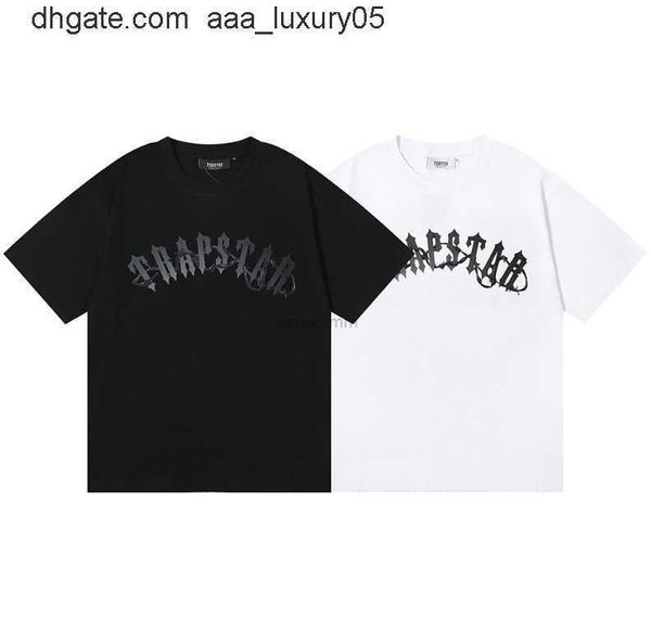 designer fashion clothing tshirt tees small trendy trapstar tee dark letter print loose casual pure cotton men women's round neck short, White;black
designer fashion clothing tshirt tees small trendy trapstar tee dark letter print loose casual pure cotton men women's round neck short, White;black