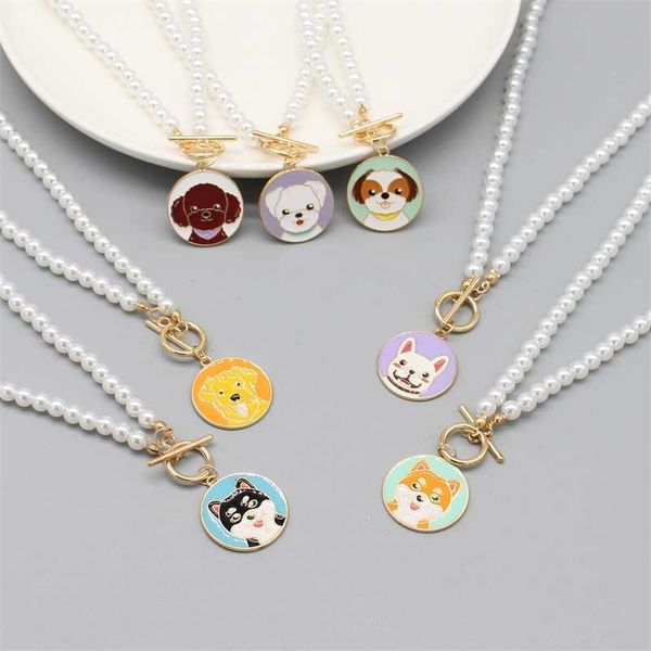 beaded necklaces new fashion white imitation pearl beads choker clavicle chain cartoon dog pendant necklace women jewelry gift wholesale 230, Silver
beaded necklaces new fashion white imitation pearl beads choker clavicle chain cartoon dog pendant necklace women jewelry gift wholesale 230, Silver